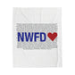 New Fairfield Love Velveteen Plush Blanket