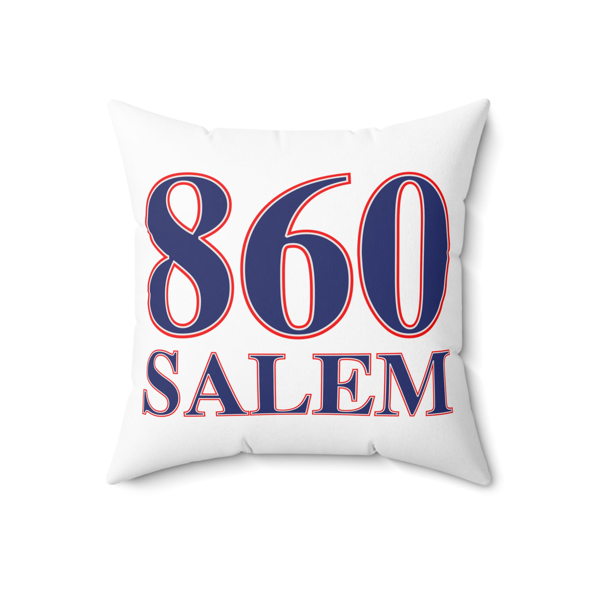 860 Salem Red, White & Blue Spun Polyester Square Pillow