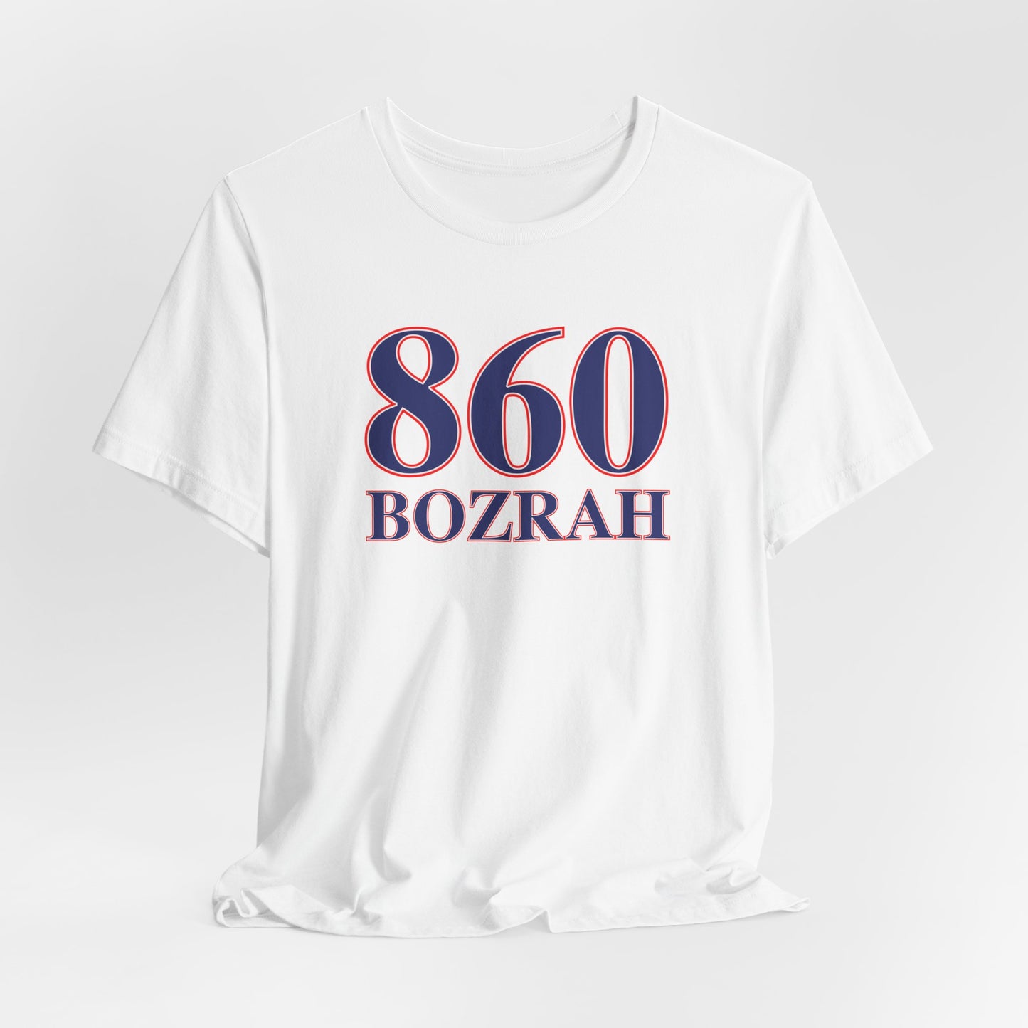 860 Bozrah Red White & Blue Unisex Jersey Short Sleeve T-Shirt