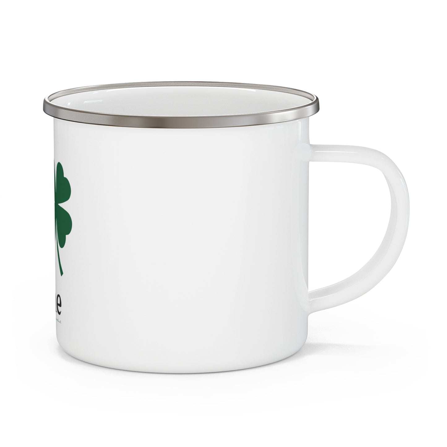 I Clover Lyme Enamel Camping Mug
