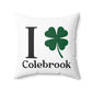 I Clover Colebrook Spun Polyester Square Pillow
