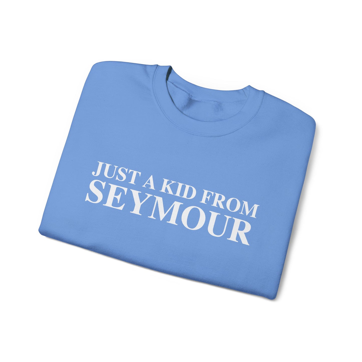 Just a kid from Seymour Unisex Heavy Blend™ Crewneck Sweatshirt