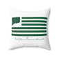 Wilton Connecticut St. Patrick's Day Spun Polyester Square Pillow