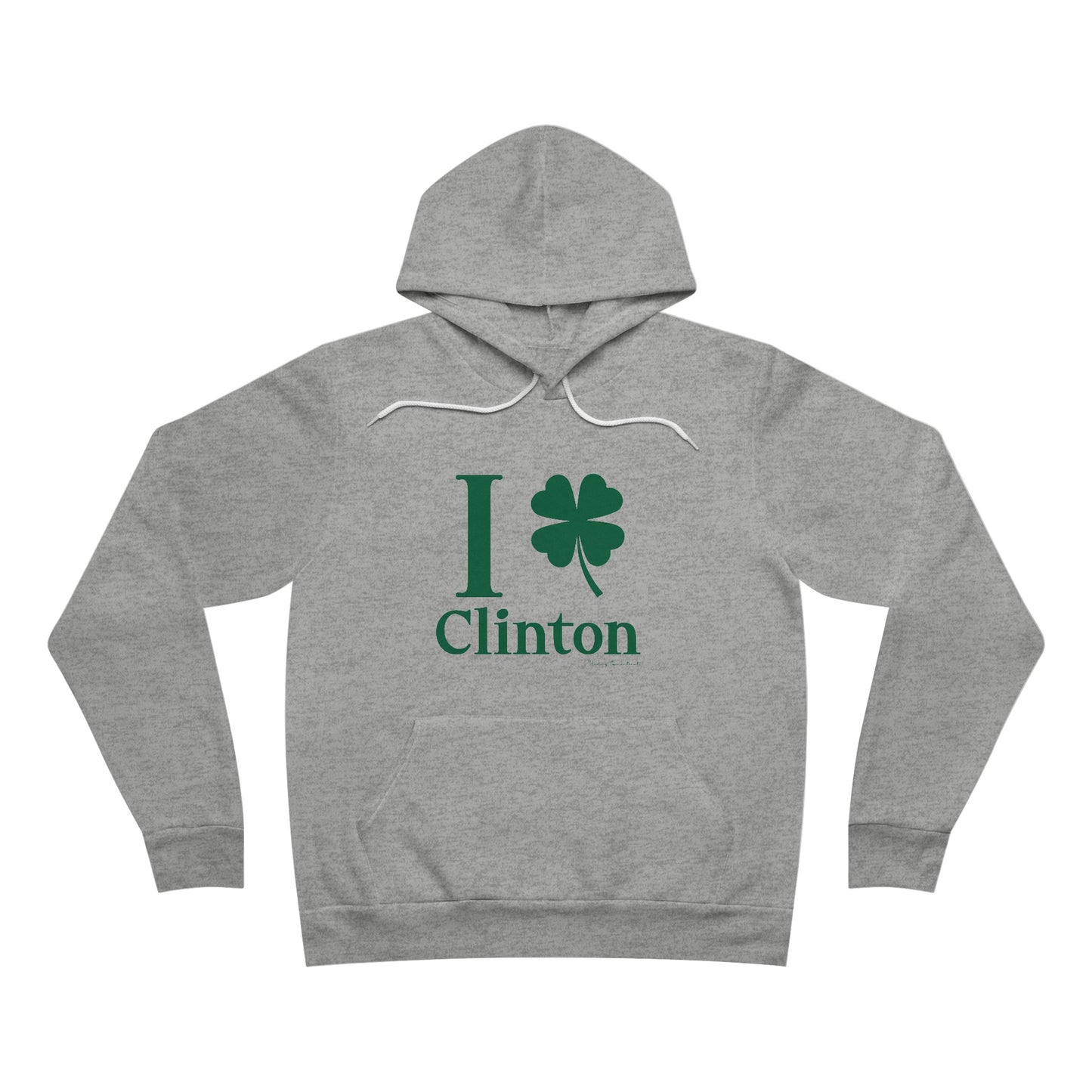 I Clover Clinton Unisex Sponge Fleece Pullover Hoodie