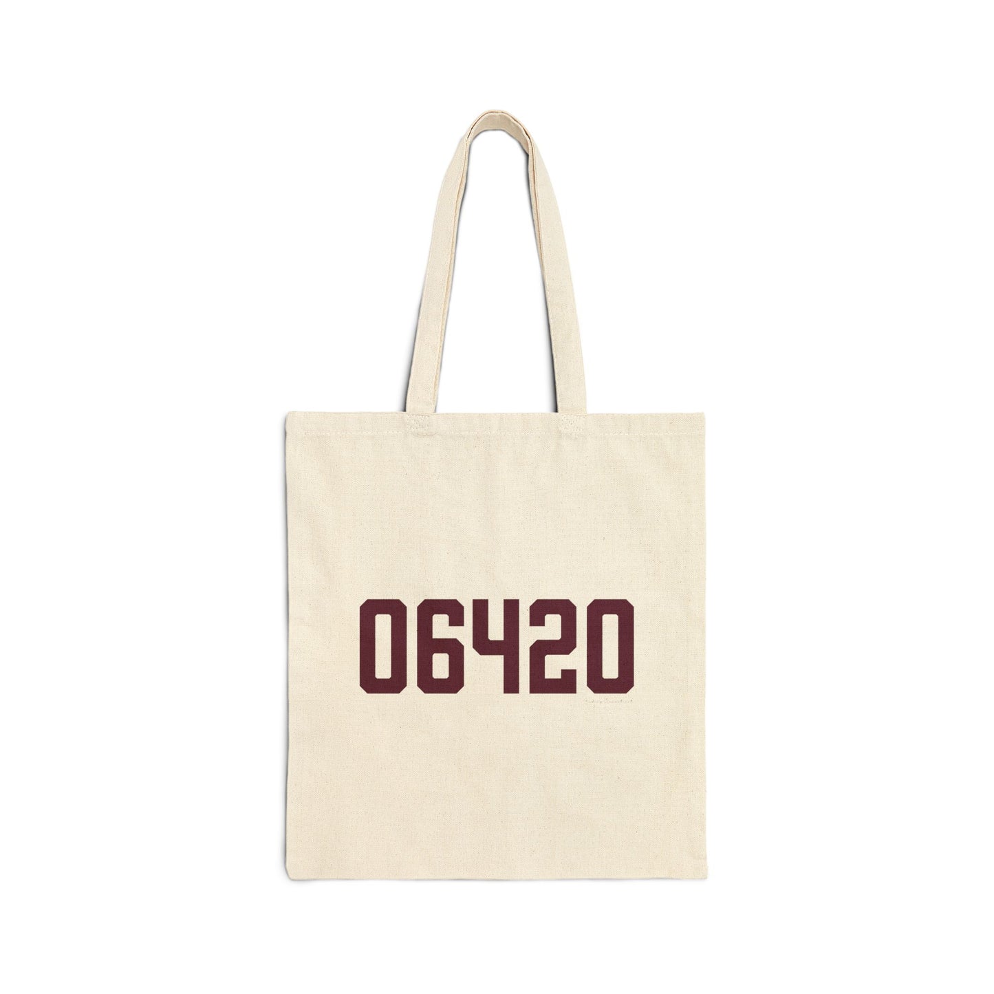 06420 Salem Connecticut Zip Code Cotton Canvas Tote Bag