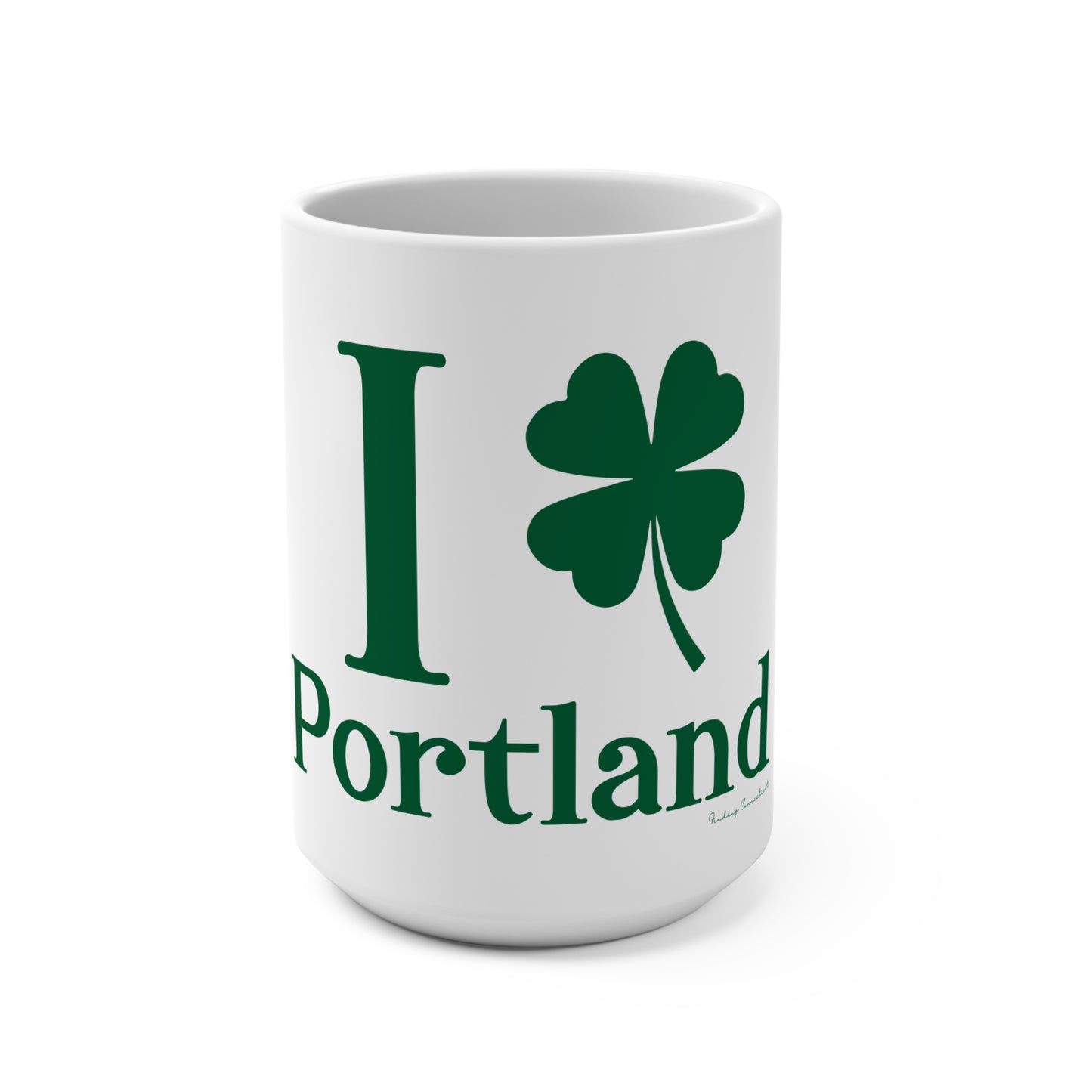 I Clover Portland Mug 15oz