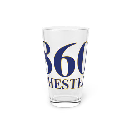 860 Chester Pint Glass, 16oz