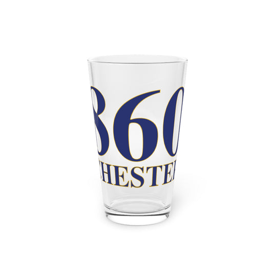 860 Chester Pint Glass, 16oz