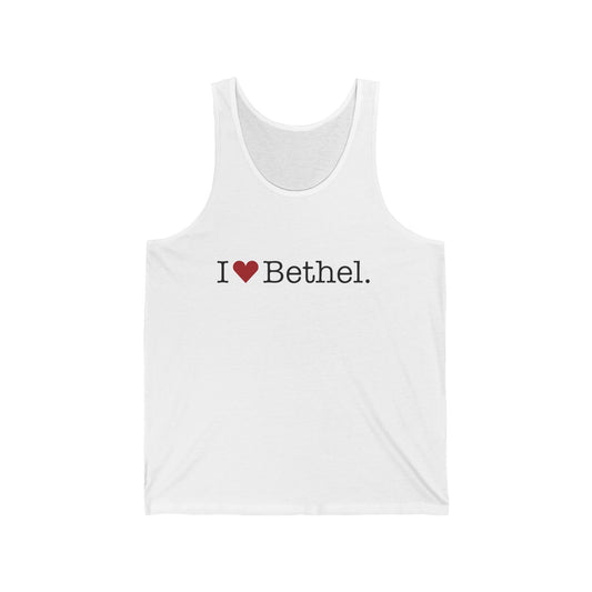 I Heart Bethel. Unisex Jersey Tank Top