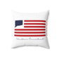 Windham Connecticut Flag Spun Polyester Square Pillow