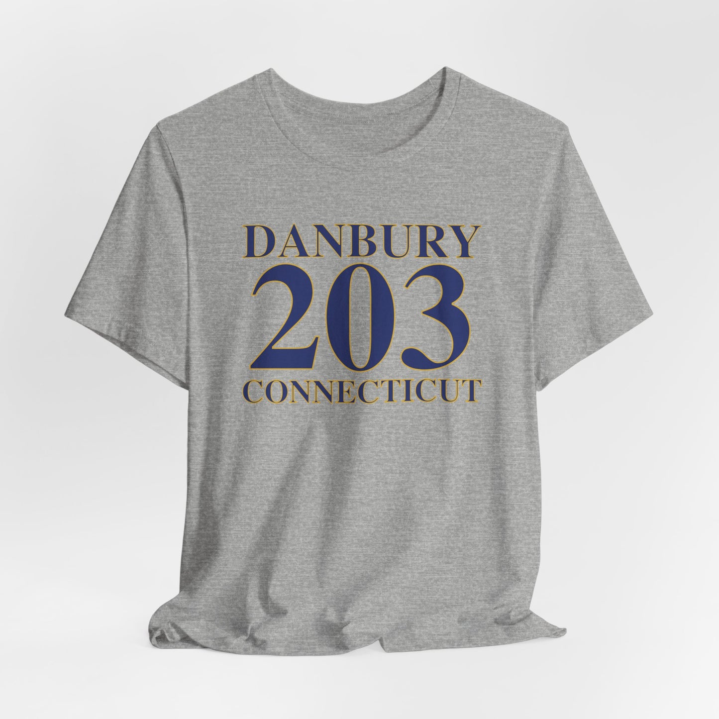 203 Danbury Connecticut Unisex Jersey Short Sleeve T-Shirt
