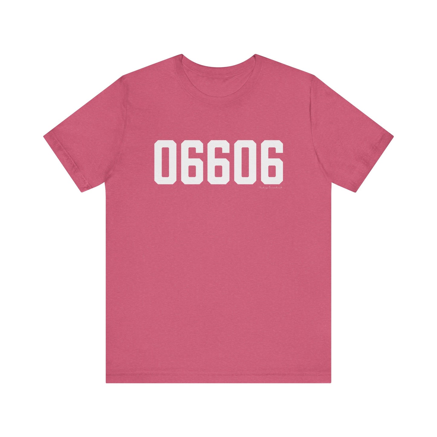 06606 Bridgeport CT Zip Code Unisex Jersey Short Sleeve T-Shirt