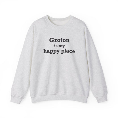 Groton is My Happy Place Unisex Heavy Blend™ Crewneck Sweatshirt