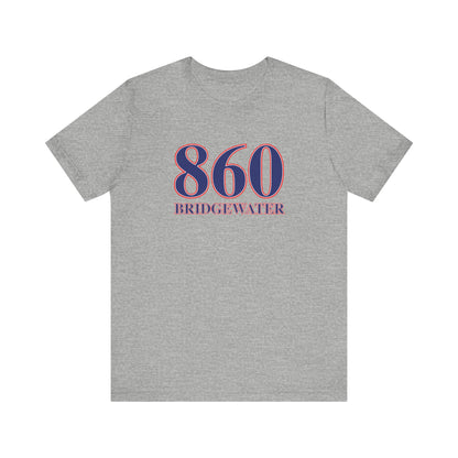 860 Bridgewater Red White & Blue Unisex Jersey Short Sleeve T-Shirt