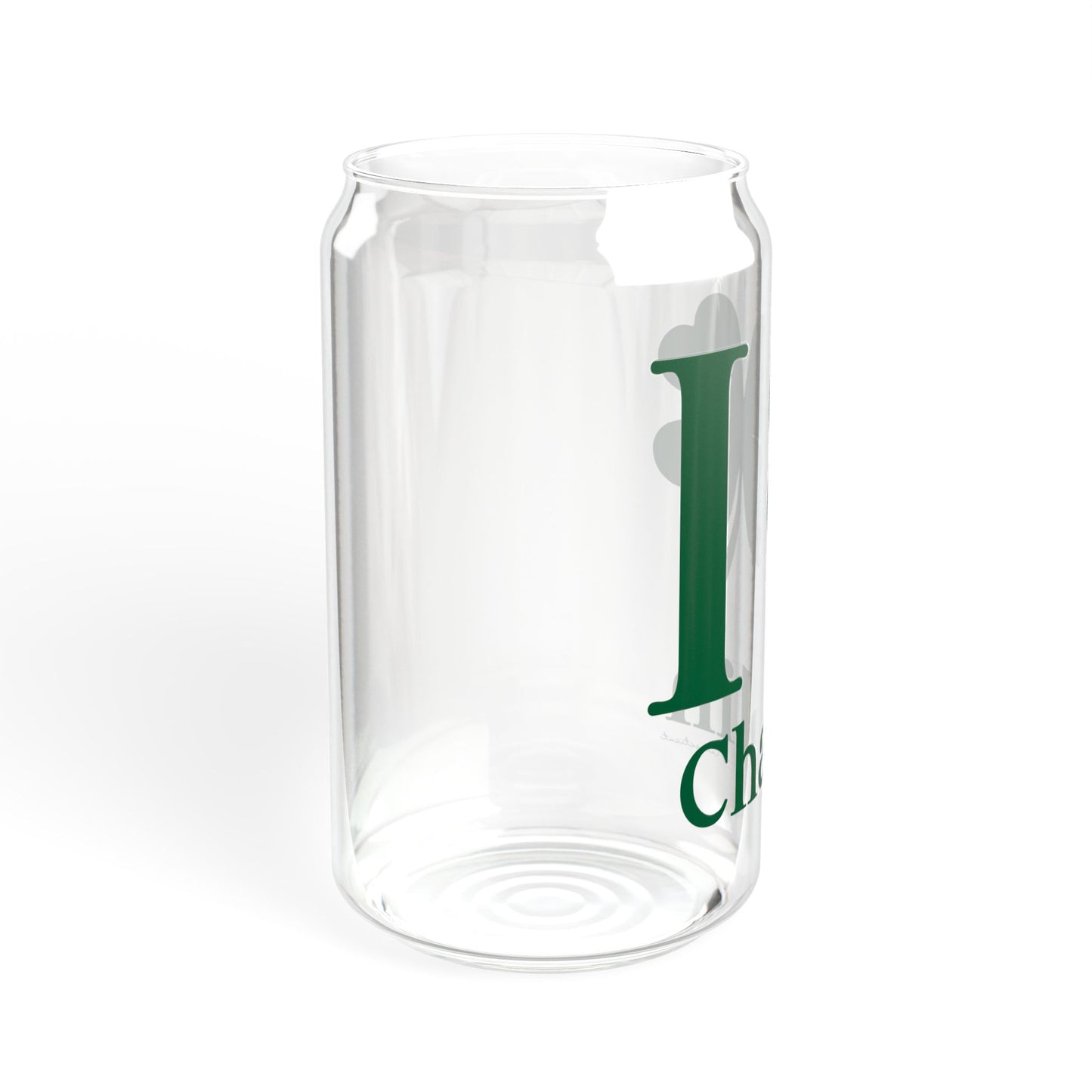 I Clover Chaplin Sipper Glass, 16oz