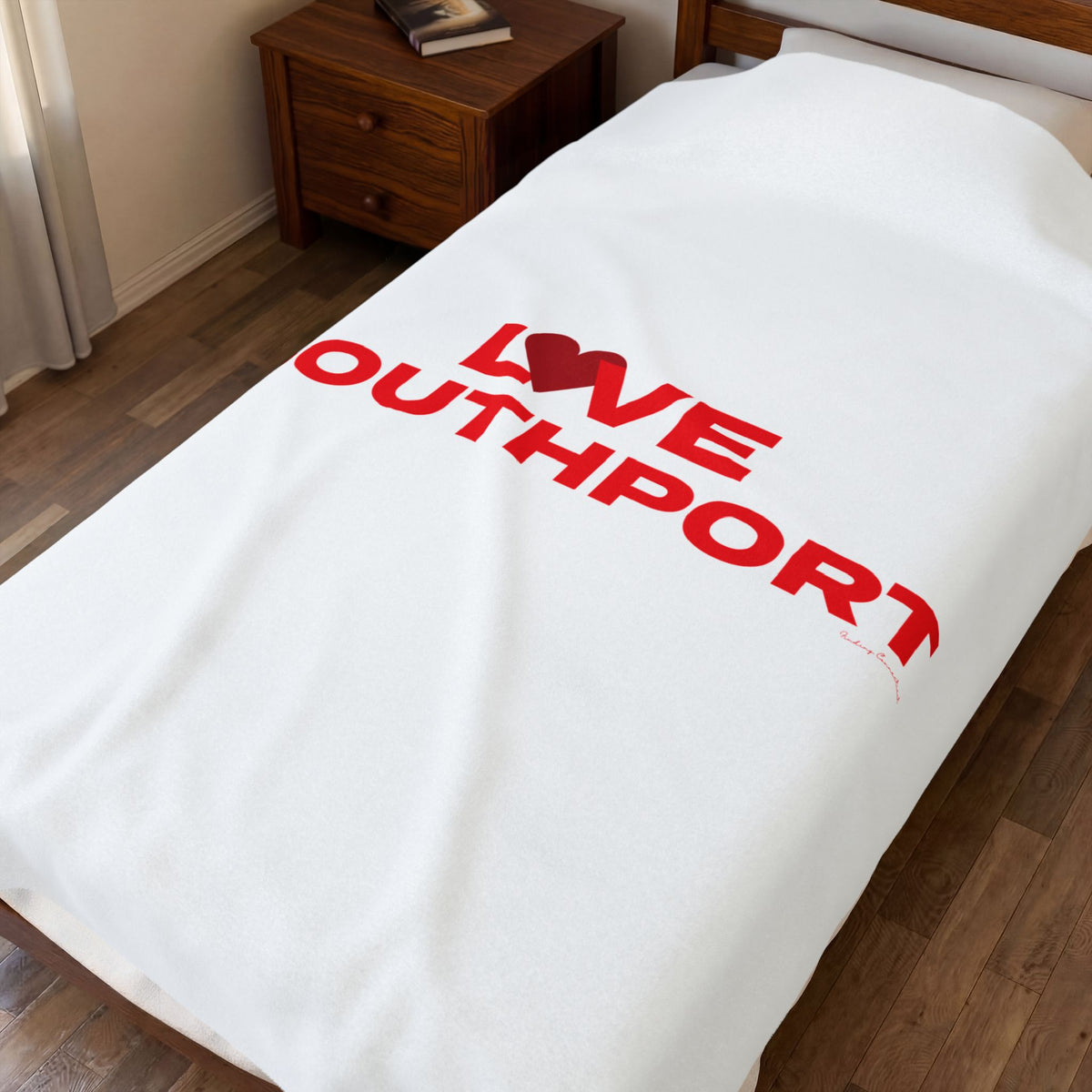 Love Southport Velveteen Plush Blanket
