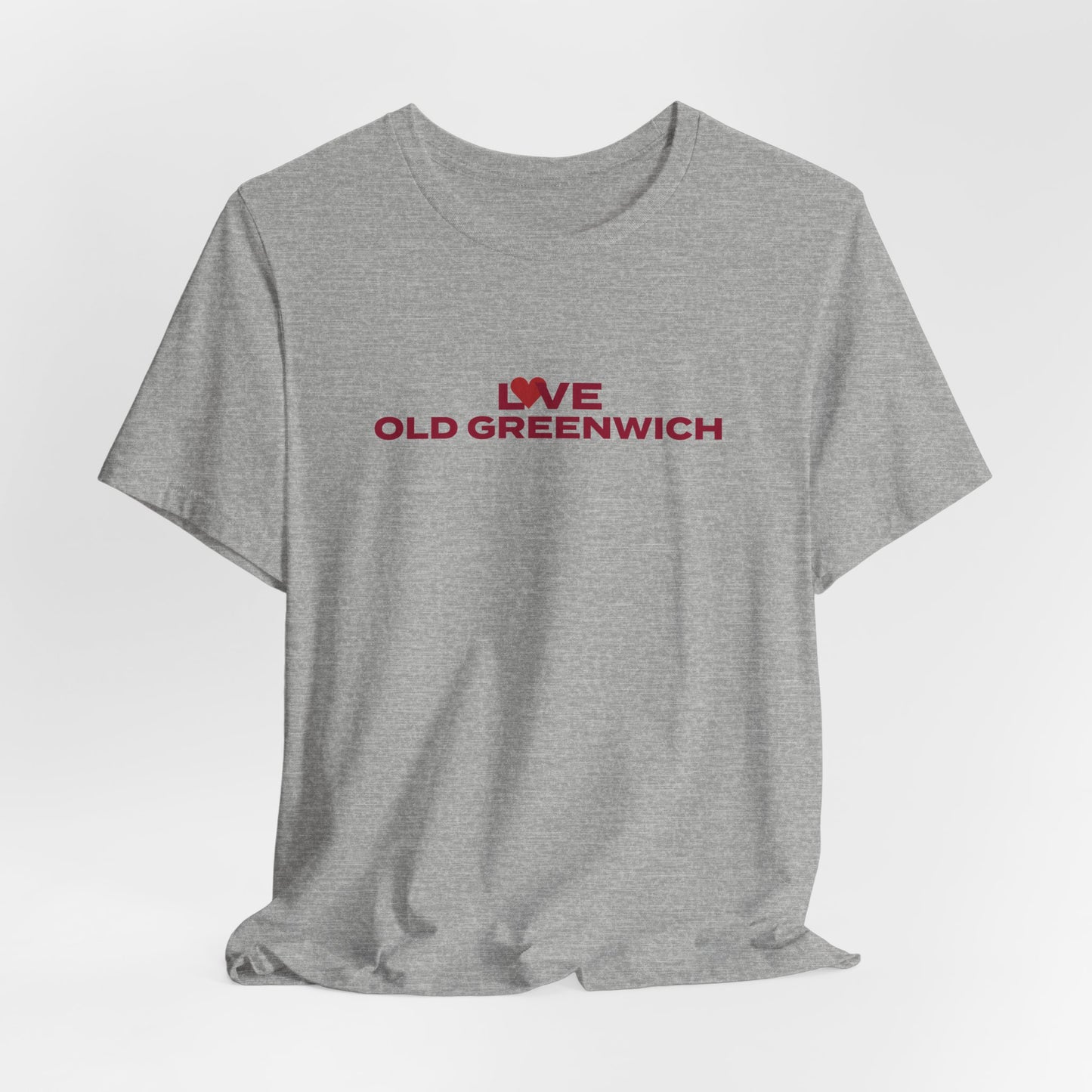 Love Old Greenwich Unisex Jersey Short Sleeve T-Shirt