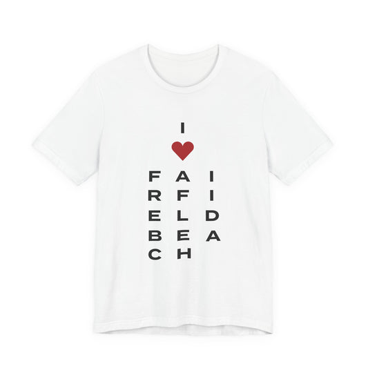Fairfield Beach Vision Unisex Jersey Short Sleeve T-Shirt