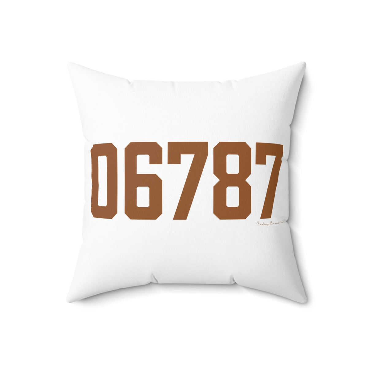 06787 Thomaston Connecticut Zip Code Polyester Square Pillow