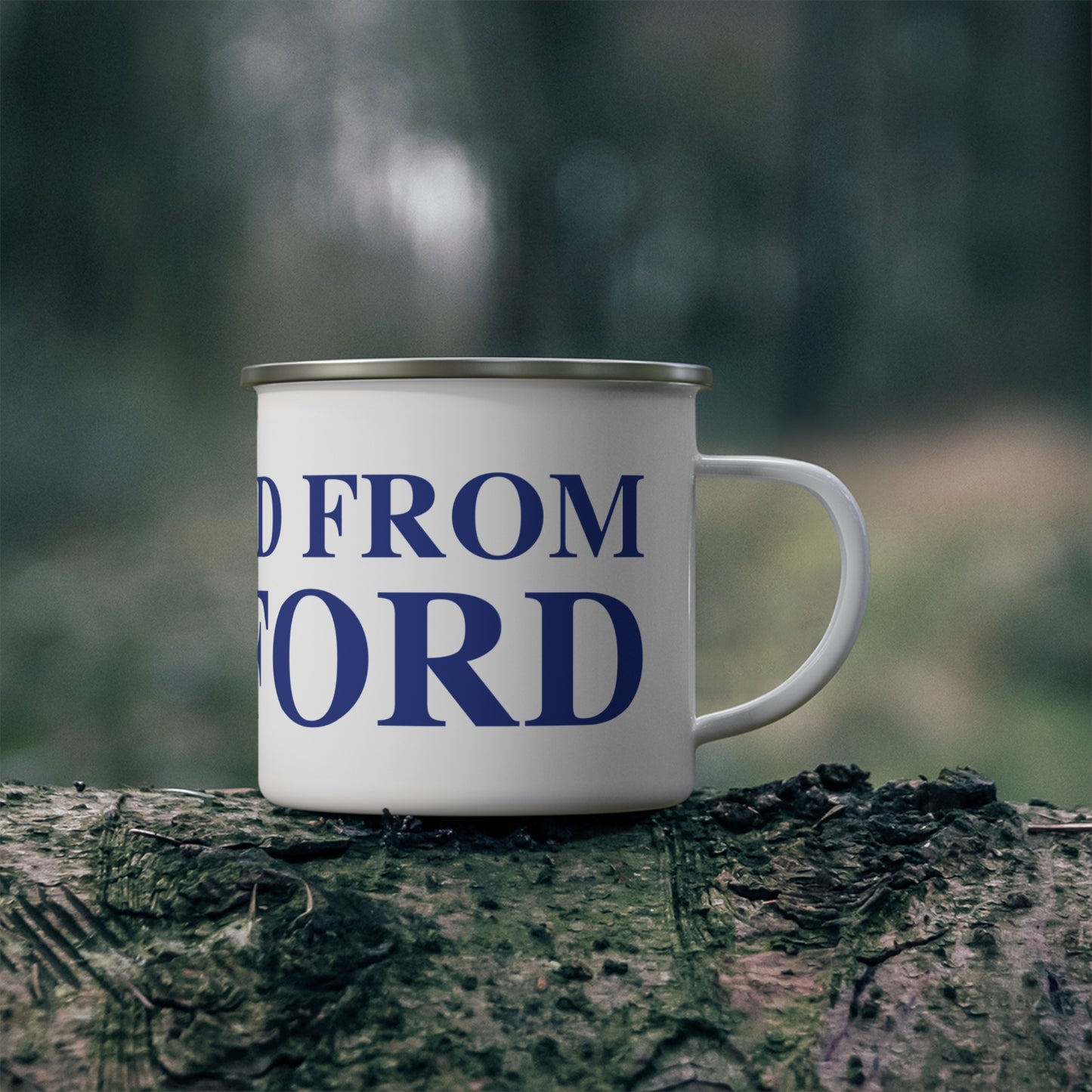 Just a kid from Eastford Enamel Camping Mug