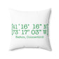 Easton Coordinates Spun Polyester Square Pillow