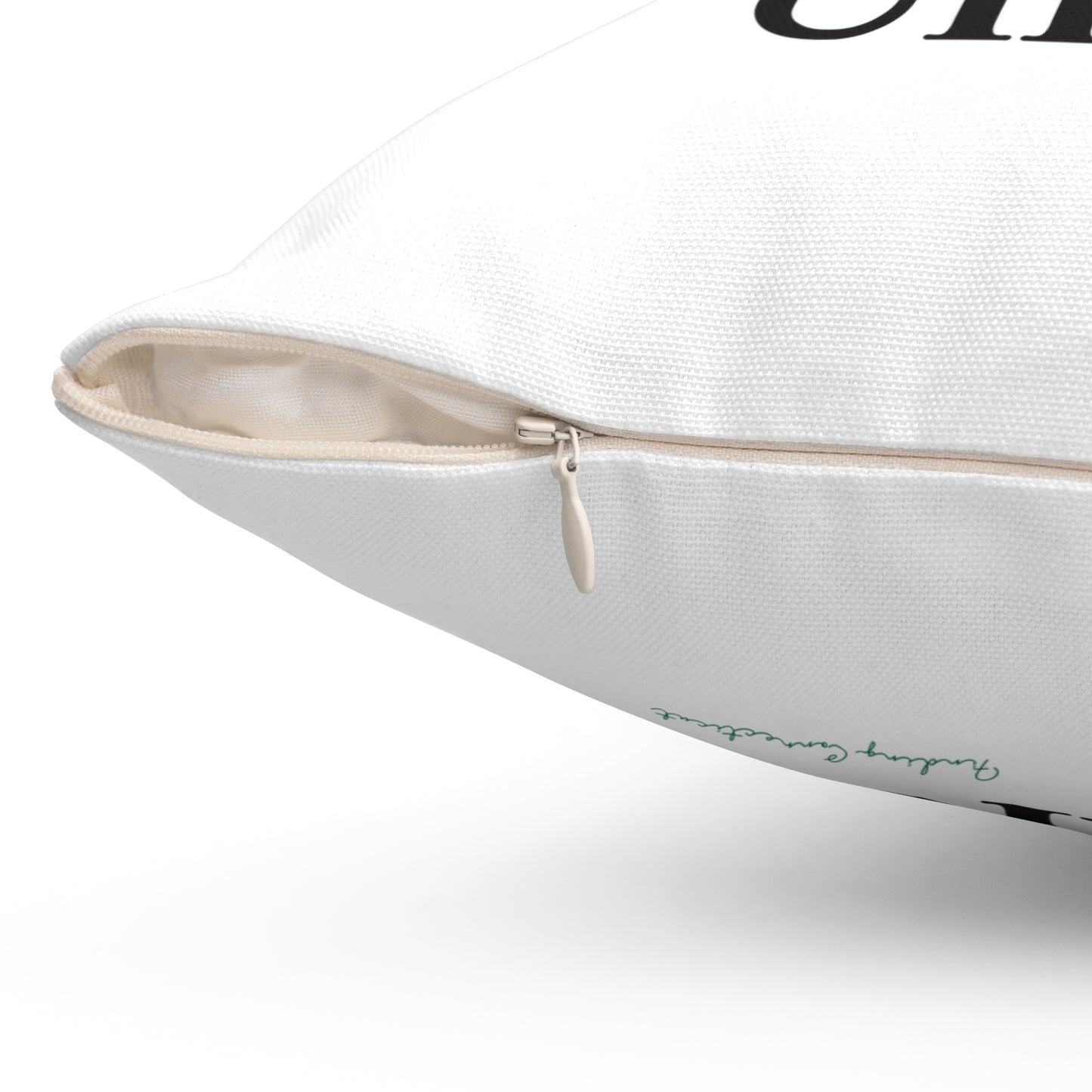 I Clover Union Spun Polyester Square Pillow