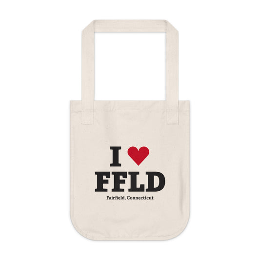 I Heart FFLD Organic Canvas Tote Bag