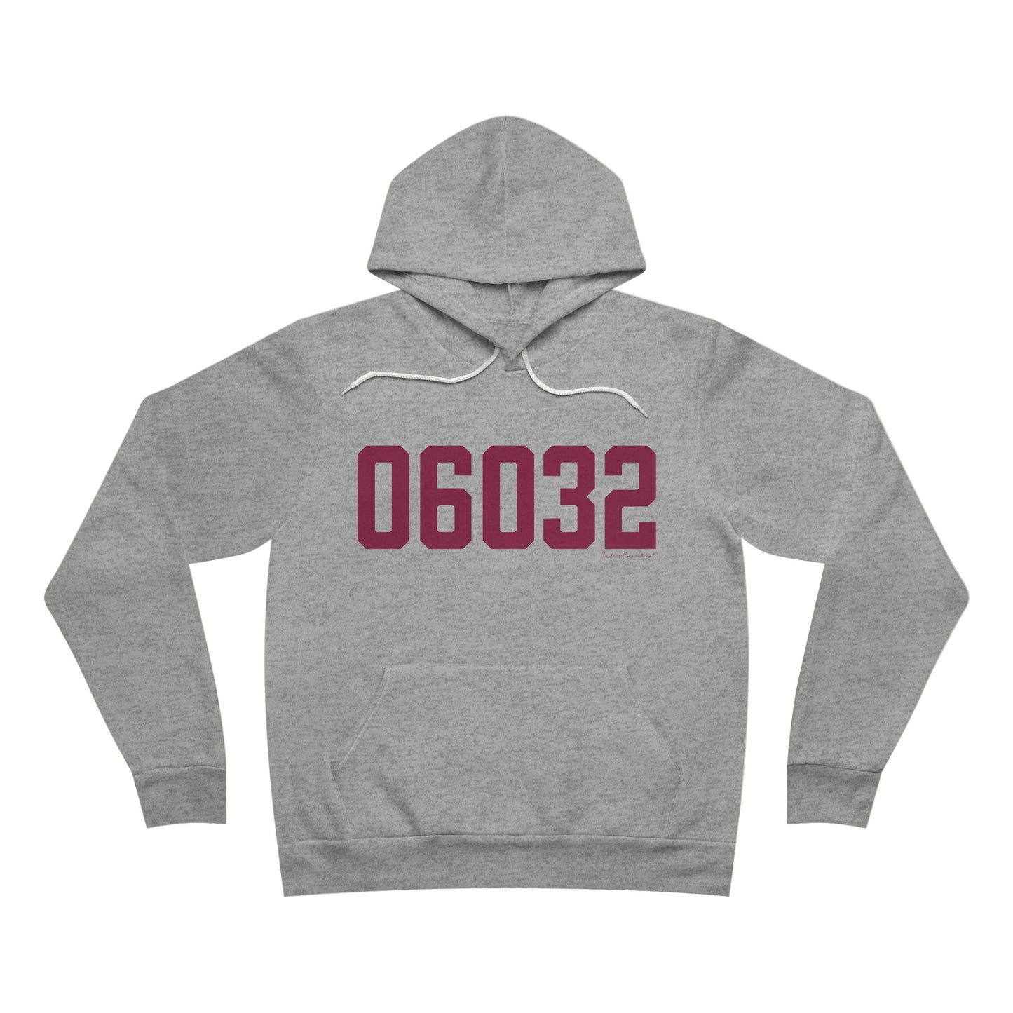 06032 - Farmington Connecticut Zip Code  Unisex Sponge Fleece Pullover Hoodie