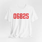 06825 Fairfield Connecticut Zip Code Unisex Jersey Short Sleeve T-Shirt