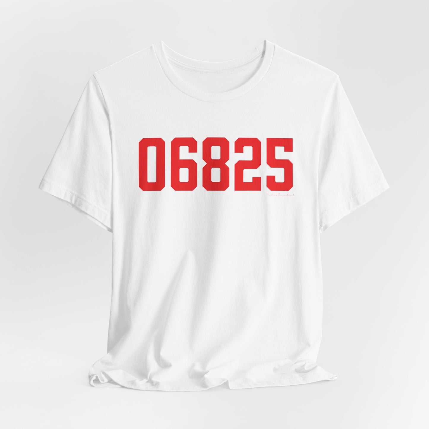 06825 Fairfield Connecticut Zip Code Unisex Jersey Short Sleeve T-Shirt