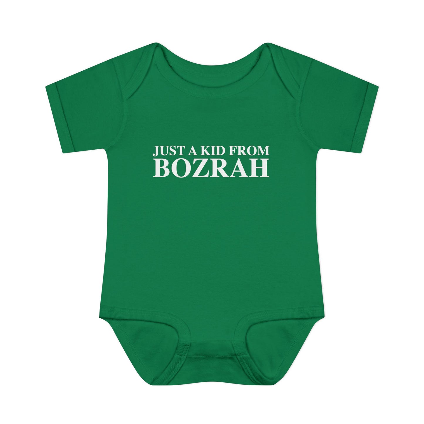 Just a kid from Bozrah Infant Baby Rib Bodysuit