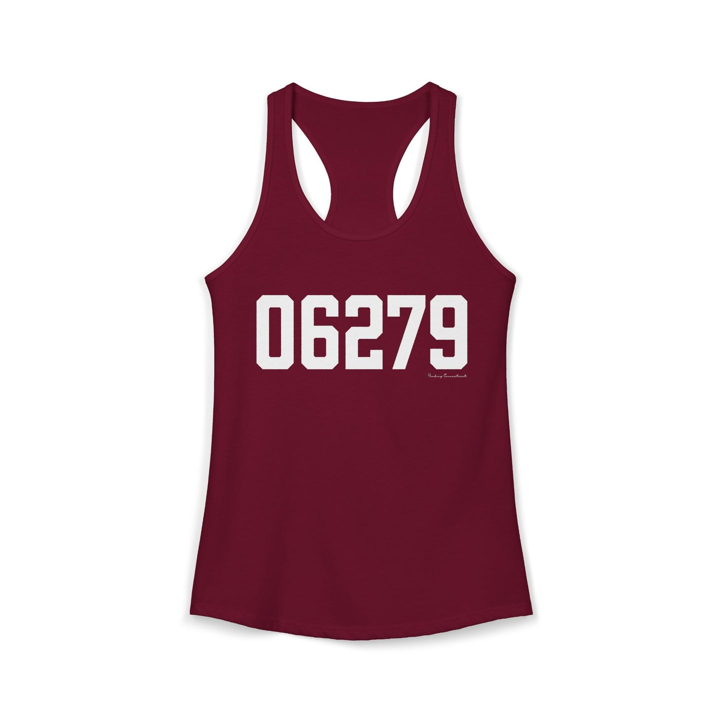 06279 Willington CT Zip Code Women's Ideal Racerback Tank Top