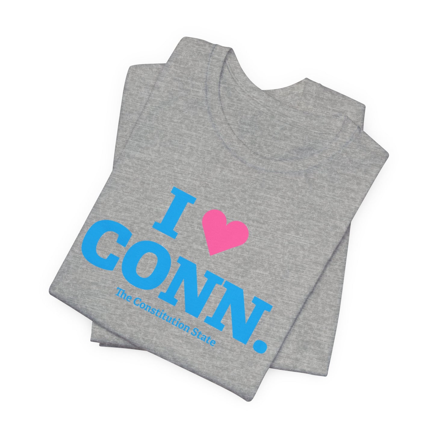 I Heart CONN. Unisex Jersey Short Sleeve T-Shirt