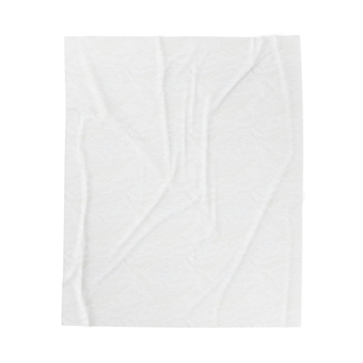 Goose Zip Code White & Black Velveteen Plush Blanket