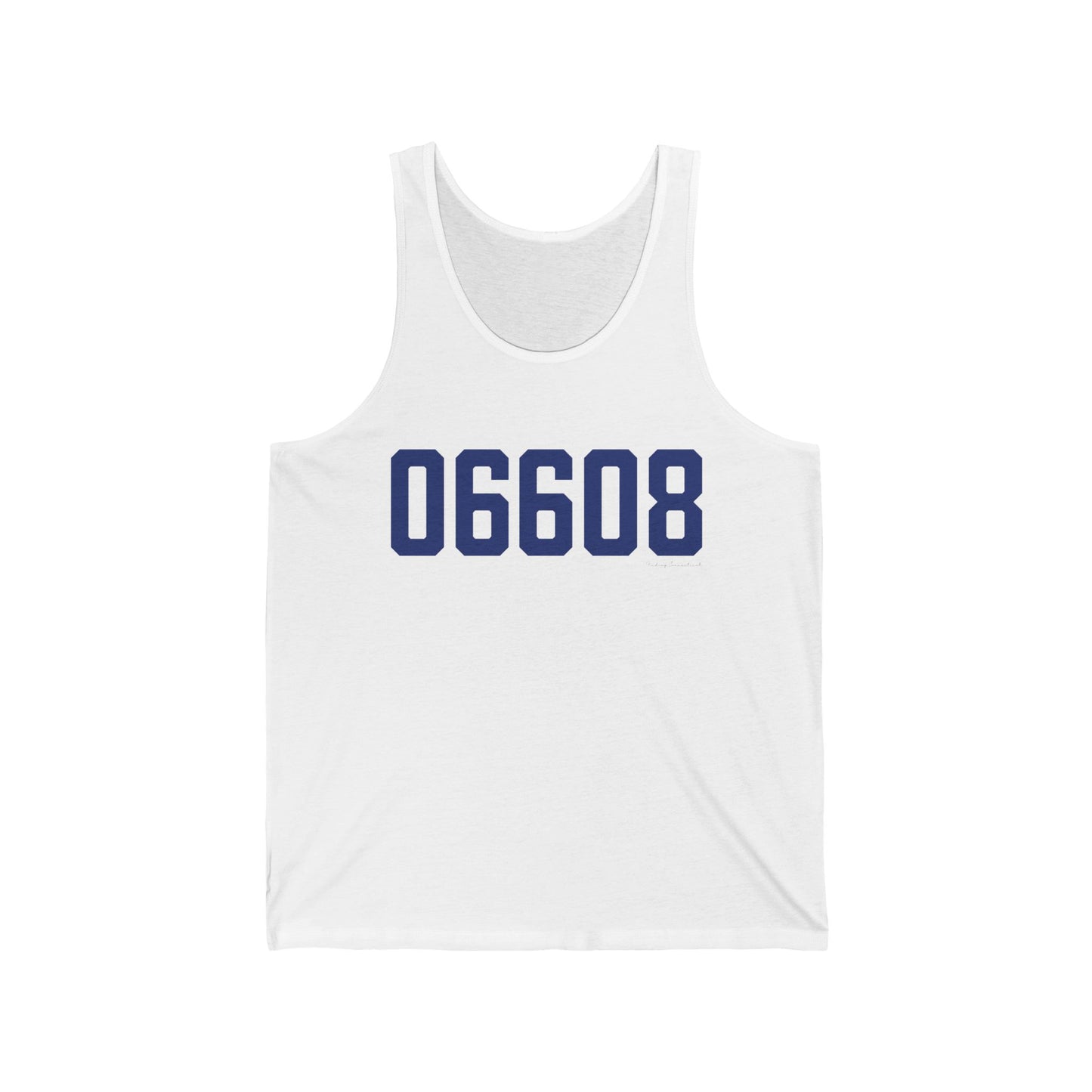 06608 Bridgeport Connecticut Zip Code Unisex Jersey Tank Top