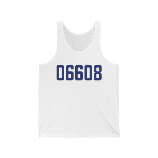 06608 Bridgeport Connecticut Zip Code Unisex Jersey Tank Top