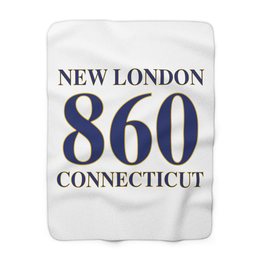 New London 860 Connecticut Sherpa Fleece Blanket