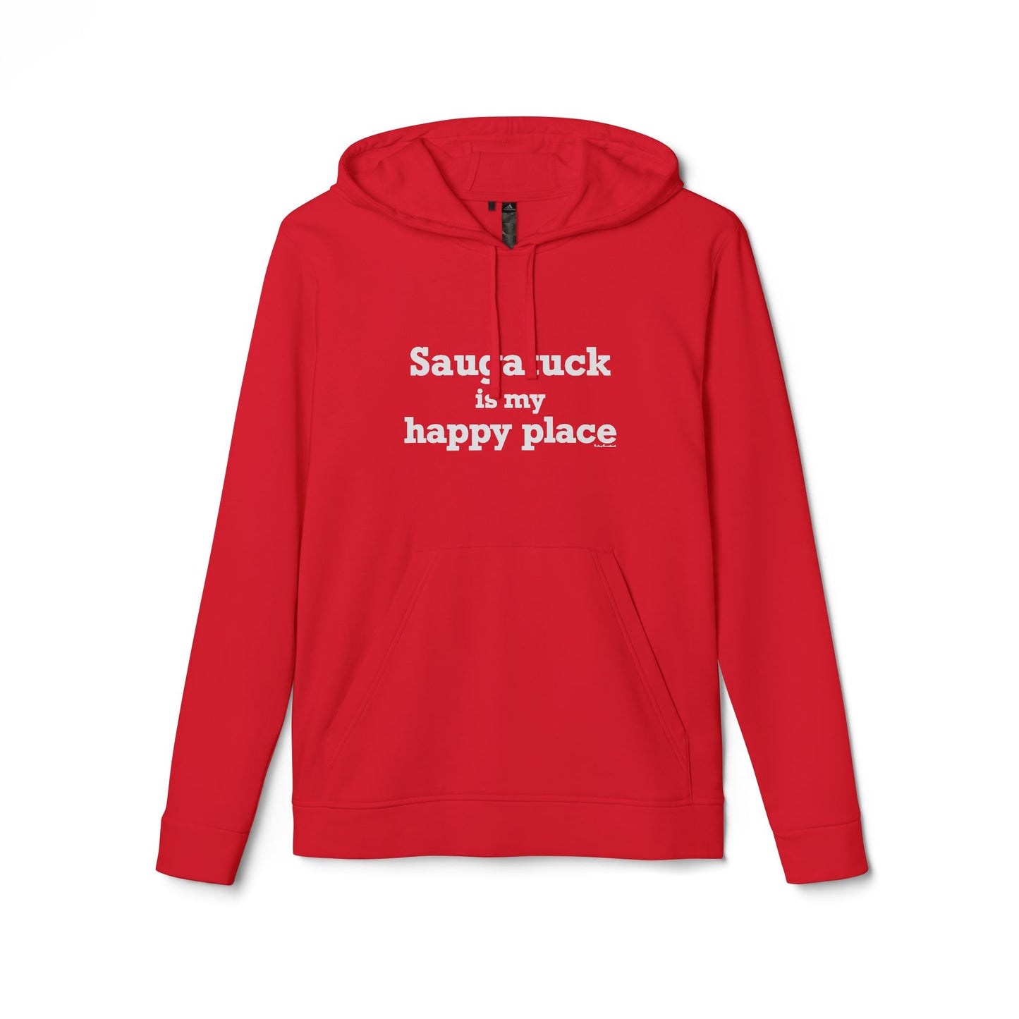 Saugatuck Is My Happy Place adidas Unisex Fleece Hoodie Sweatshirt