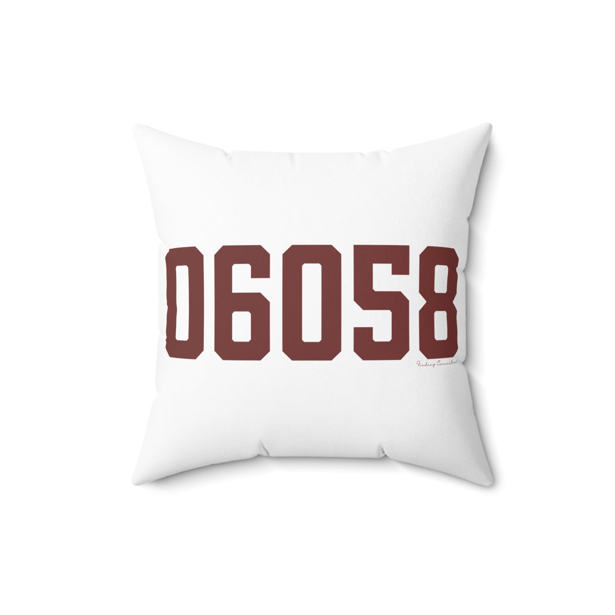 06058 Norfolk Connecticut Zip Code Polyester Square Pillow