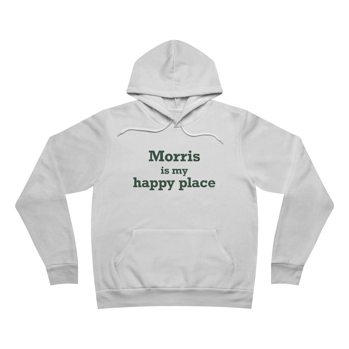 Morris is My Happy Place Unisex Sponge Fleece Pullover Hoodie