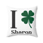 I Clover Sharon Spun Polyester Square Pillow