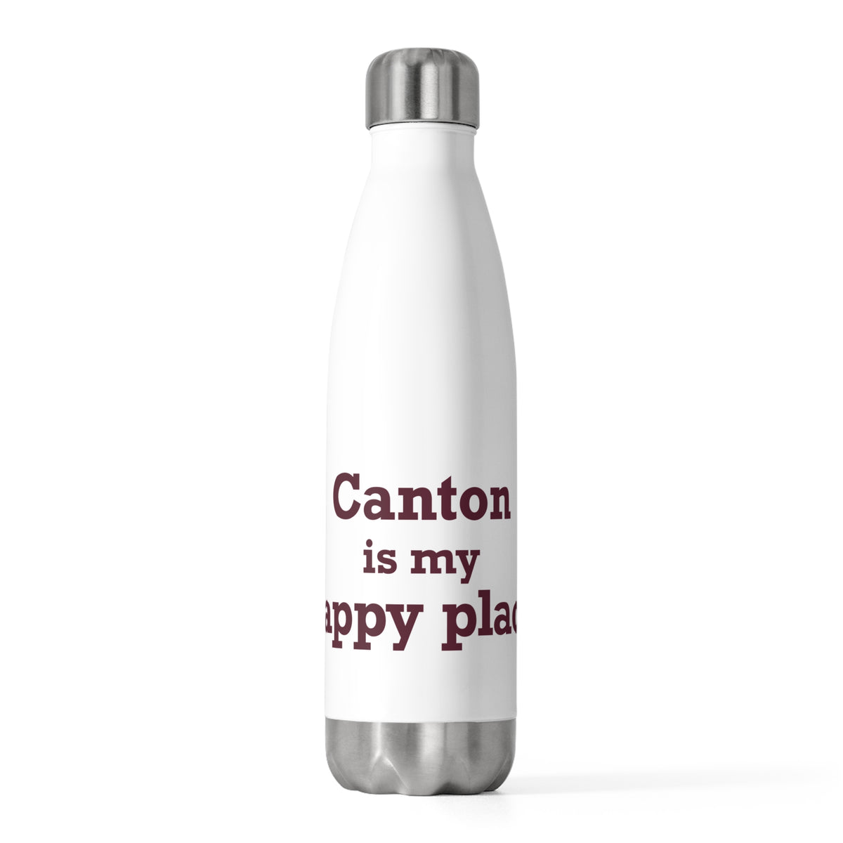 Canton is My Happy Place 20 oz Insulated Bottle
