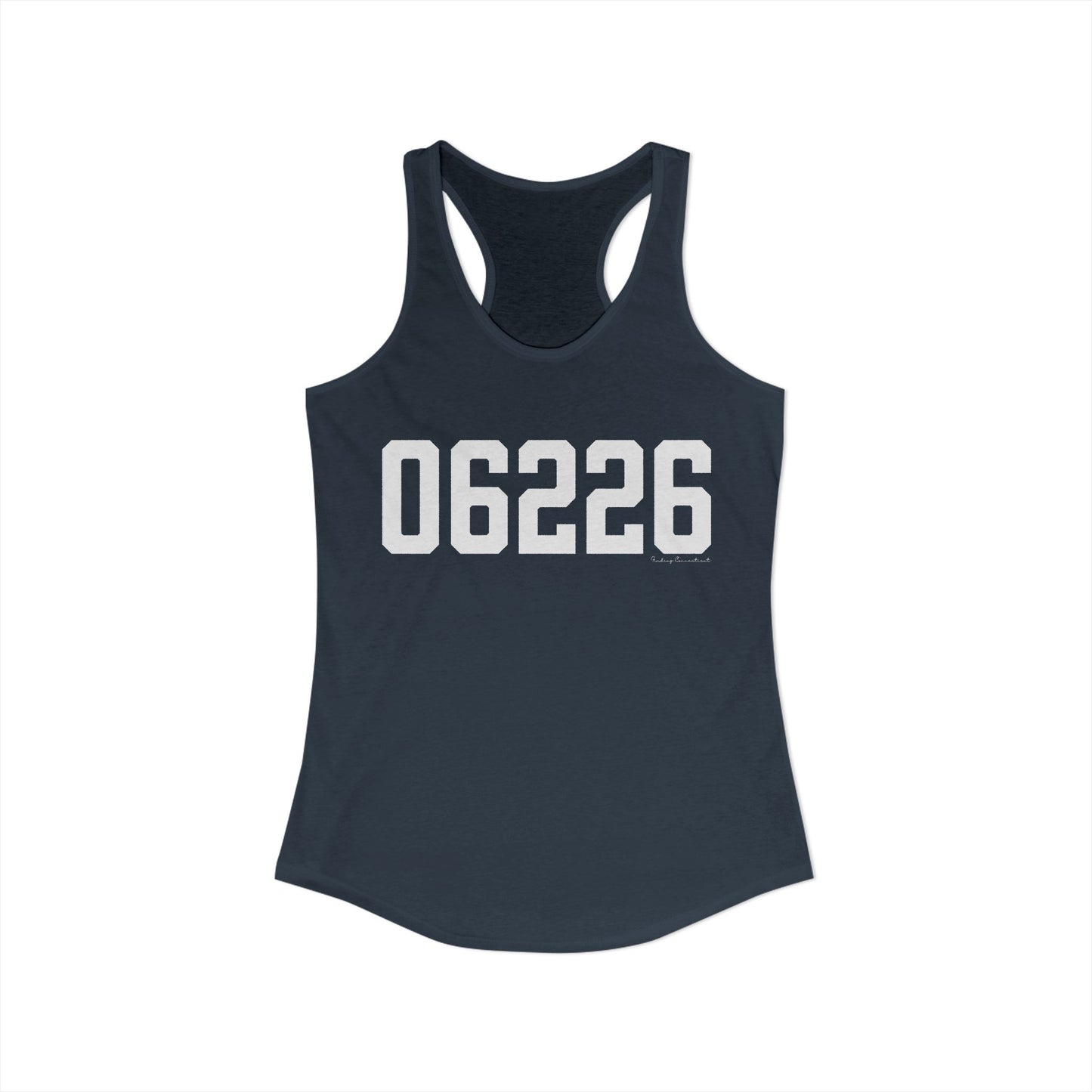 06226 Willimantic CT Zip Code Women's Ideal Racerback Tank Top