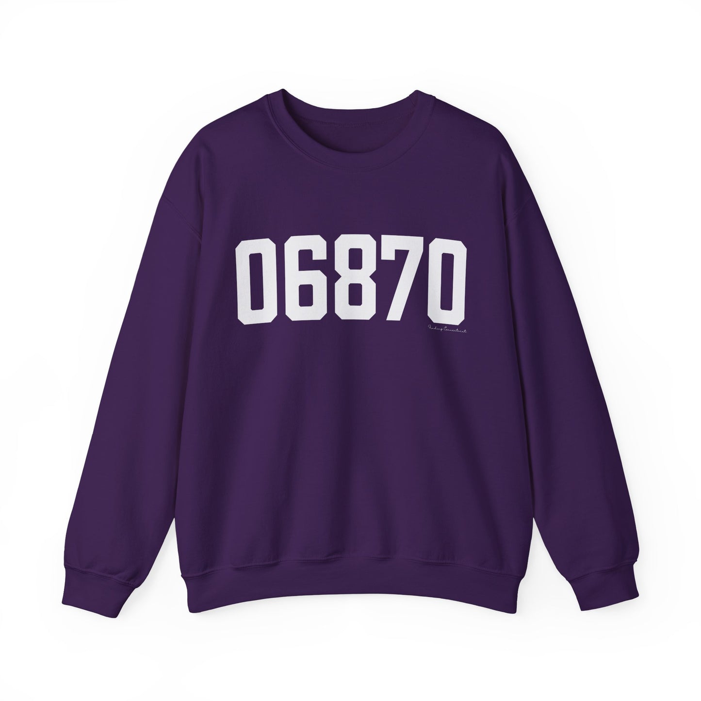 06870 - Greenwich CT Zip Code Unisex Heavy Blend™ Crewneck Sweatshirt