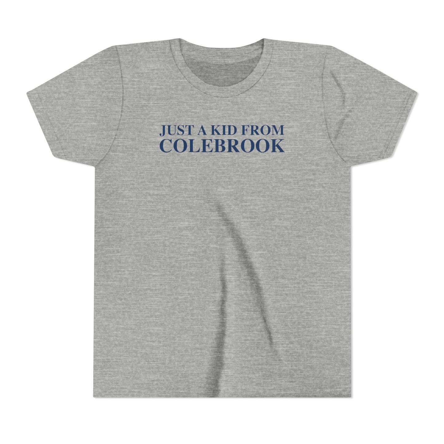 Just a kid from Colebrook Youth Short Sleeve T-Shirt
