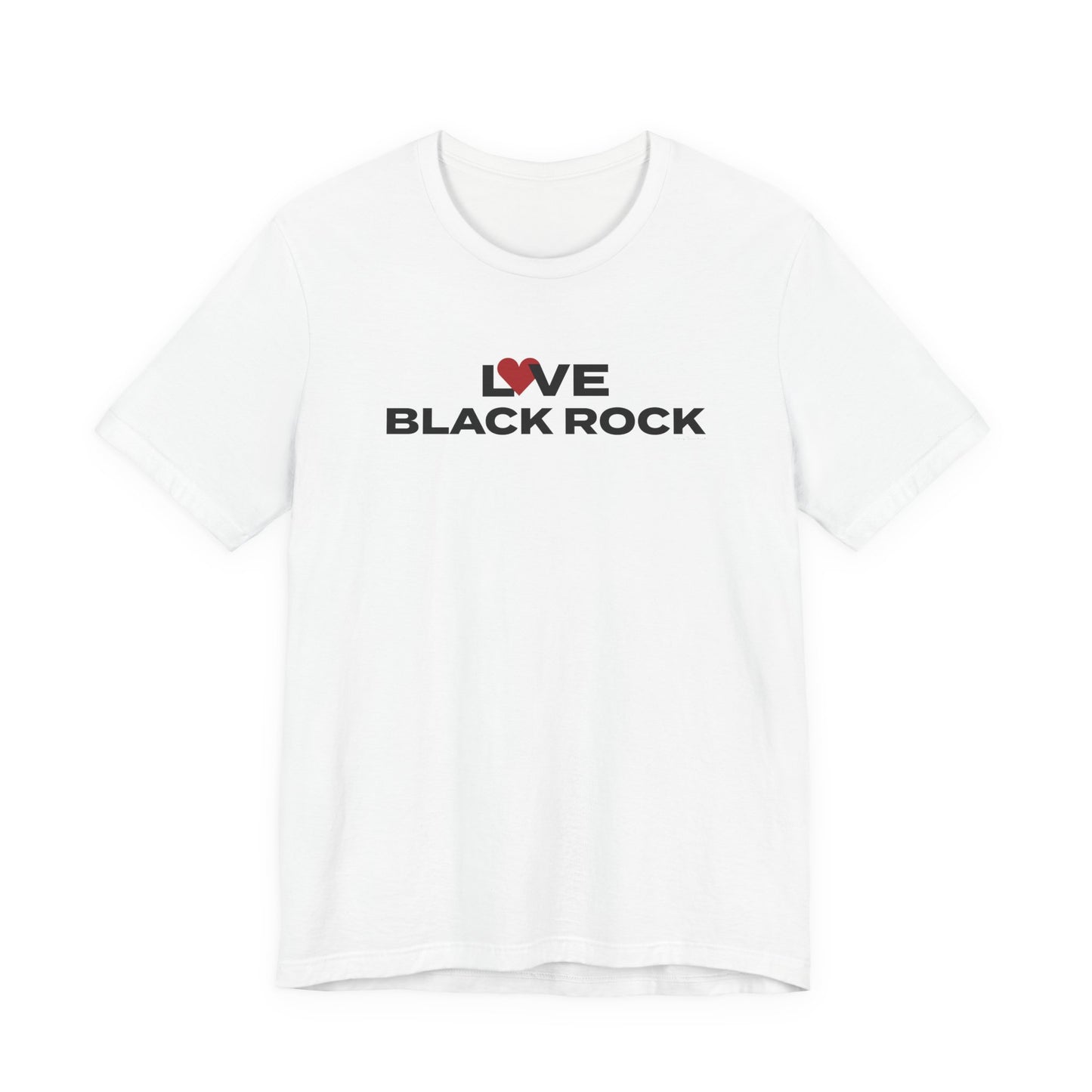Love Black Rock Unisex Jersey Short Sleeve T-Shirt