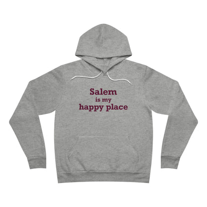 Salem  is My Happy Place Unisex Sponge Fleece Pullover Hoodie