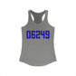 06249 Lebanon Connecticut Zip Code Women's Ideal Racerback Tank Top