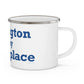 Burlington is My Happy Place Enamel Camping Mug
