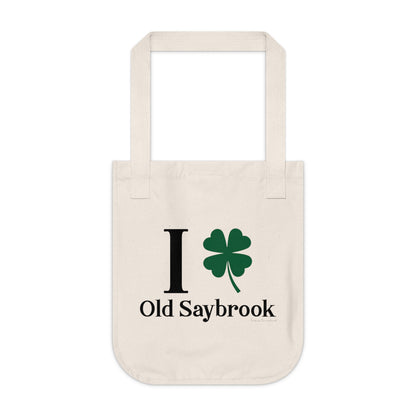 I Clover Old Saybrook Organic Canvas Tote Bag